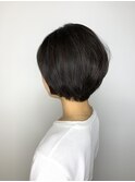 ショート／20代／30代／40代／パープルブラック
