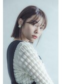 シンプルラインボブ