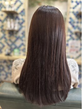 ルテラ フェリーチェ(Lutella felice)の写真/【昭和町】髪に優しい薬剤を使用しダメージレスでツヤのある仕上がりに♪白髪が気になり始めた方に◎
