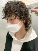 パーマウルフ、メンズウルフ、くるくるパーマ