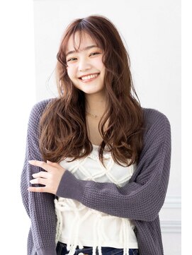 トティア 梅田(Totia) 【Totia梅田】ゆるふわ巻きロング×ミルクチョコレート