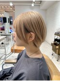 小顔ナチュラルショート20代30代40代くびレイヤーショート