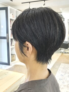 ファイブシーン アオヤマ(5SCENE AOYAMA) ショートパーマショートカット前髪あり前髪なし20代30代40代