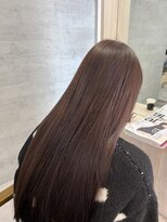 シャルムヘアー(charme hair)&nbsp;ブリーチなしWカラーで透明感あるベージュカラー