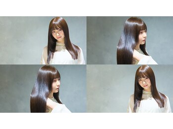 アース クロスガーデン川崎店(HAIR&MAKE EARTH)の写真/髪質改善特化の本格派素材使用◎髪質改善で美髪ストレート【川崎/髪質改善/縮毛矯正】