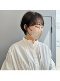 小顔似合わせカット愛されクールショート20代/30代40代50代/難波
