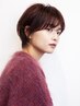 《抜け感のある》毛流や骨格を見極めた似合わせカット  ￥6650