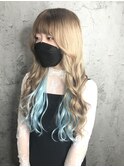 10代20代30代インスタ人気インナーカラーエクステ韓国ヘア透明感