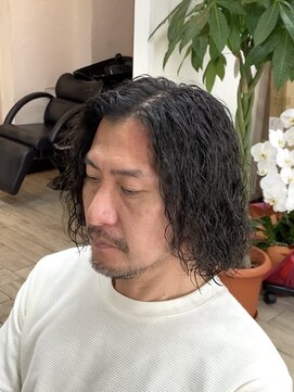 アイヴィー 池袋(IVY) メンズボブのソフトツイストスパイラルパーマ[池袋/メンズボブ]