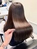 【髪質改善ヘアカラー】プレミアムヘアカラー・ULTOWAトリートメント ￥12000