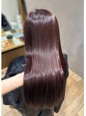 春カラー・ワンカラーでできるレッドブラウン