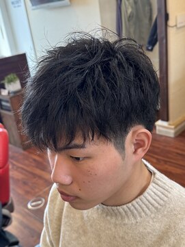 メリーヘアプレイス(MERRY hair place) マッシュ系2ブロック