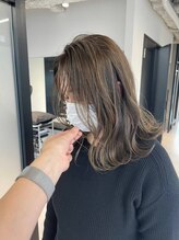 白髪ぼかし、傷まない白髪染めは渡辺にお任せ！透明感のあるカラーで白髪は友達♪