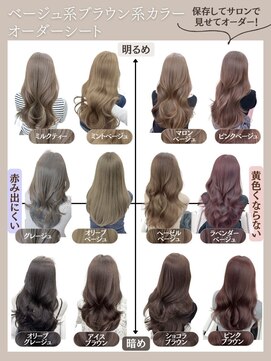 エヌアイ オモテサンドウ(ni omotesando) 保存してカウンセリングの際にお使い下さい！！