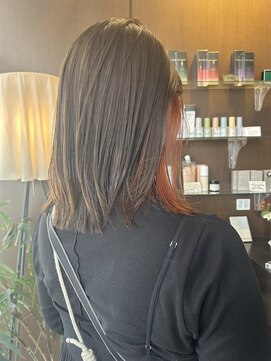 ベルベット(Velvet) インナーカラー　#ジューシーオレンジ