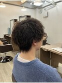 縦落ちツイストスパイラルウルフヘア