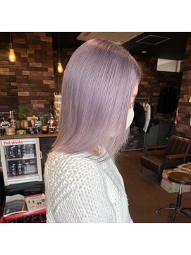 レオクマ(REOKUMA) ホワイトピンク/ホワイトカラー/髪質改善