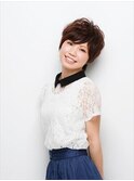 女性らしさのフォルムが素敵なショートパーマスタイル☆【小倉】