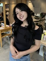 ゼストプラス(ZEST plus)&nbsp;大人っぽい透明感暗髪カラー