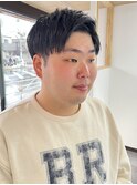 アップバング／メンズ／ショート／押上