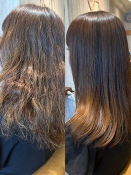 アルバ 宇都宮市(Alba)の写真/ブリーチ×まとまりのある艶髪を叶える！髪質に合わせた施術で、毛先まで柔らかな質感を実現♪