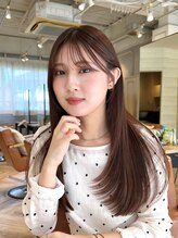 ラボヌールヘアー シェリ 久喜店(La Bonheur hair cheri)&nbsp;ウォームブラウン×柔らかレイヤー
