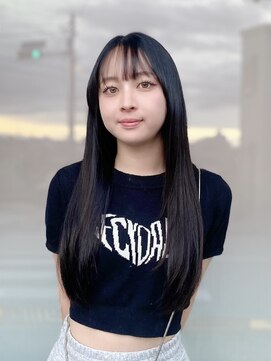 アフロディーテ(Aphrodite) 黒髪ロング/縮毛矯正