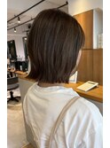 オリーブボブ【20代/30代/イルミナカラー/縮毛矯正/髪質改善】