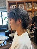 ビハインドザカーテン(BEHIND THE CURTAIN)&nbsp;【セットが簡単】ニュアンスパーマ×メンズスタイル