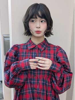 チャコレ パーチ 北千住店(Chacolle perch)の写真/【北千住駅*全席半個室】メンテナンスは勿論、初めてのショートもOK◎骨格を見極めた小顔ヘアをご提案*