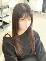 クローズ(cross-z)&nbsp;顔周り/レイヤーカット/韓国/ボルドー/髪質改善/東川口/浦和美園