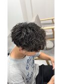 マッシュ×シャドウパーマ