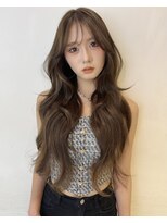 アクシス 栄店(`AXIS) 北野　小顔　ココアベージュ　レイヤーロング