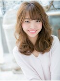 バーガンディニュアンスパーマ顔周りカットh4越谷20代30代40代
