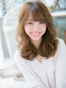 モッズヘア 越谷(mod's hair) バーガンディニュアンスパーマレイヤーロングh4越谷20代30代40代