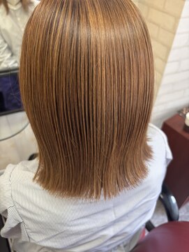 ロマンヤカタ ファース(ROMAN YAKATA fars) 髪質改善　切りっぱなし　ベージュ@田代11/20