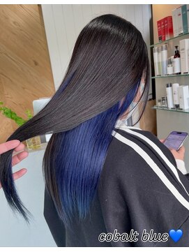 エイト 沖縄豊崎店(EIGHT toyosaki) 【EIGHT 豊崎】お客様スタイル_インナーコバルトブルー