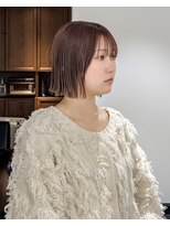 ソルノエル(SOL.noel)&nbsp;切りっぱなしボブ / ココアベージュ