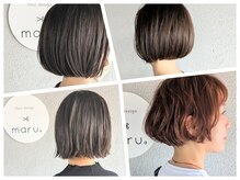 マル(maru.)の雰囲気(Instagram→@maru.hairdesignも是非ご覧ください。)