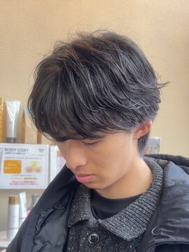 アリーム(Areem) 香川テテ風シャドウパーマメンズパーマシースルーマッシュ