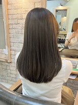 ヘアーアートシフォン 川口東口店(hair art chiffon)&nbsp;ダークブルー/大人ガーリー/似合わせカット/ミディアムヘア