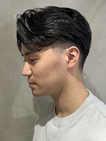 ニコ トウキョウ ヨコハマ(nico)&nbsp;メンズセンターパートウルフセンターパートニュアンスパーマ襟足
