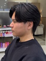 ハイプ メン 藤沢(HYPE MAN) フェザーパーマ毛流れパーマセンターパートニュアンス眉カット