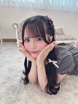 リルミー ミュエナ 大須 矢場町(Lilme myuena)&nbsp;ダークパープル/ナチュラルショート/夏のヘアアレンジ/名古屋