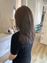 ジュエ ヘアー デザイン(Jue hair design)&nbsp;夏の透け感たっぷりモカグレージュ/レイヤー/ワンカラー/知立