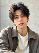 ノア 三宮店(NOA)&nbsp;【NOA】韓国風フェザーセンターパート×毛流れニュアンス
