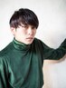 【メンズ】カット+前髪縮毛矯正￥7700