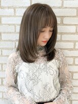 アンド ストーリーズ(&STORIES)&nbsp;ミディアム髪型20代30代40代アッシュ愛されボブ