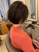 ネオリーブ チロル 横浜西口店(Neolive CiroL.)&nbsp;丸みショート　オレンジベージュ