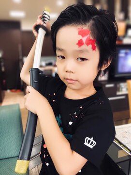 びゃんびゃん 江端店 鬼滅の刃　竃門炭治朗キッズカット